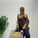 canotta effetto raso e pizzo see